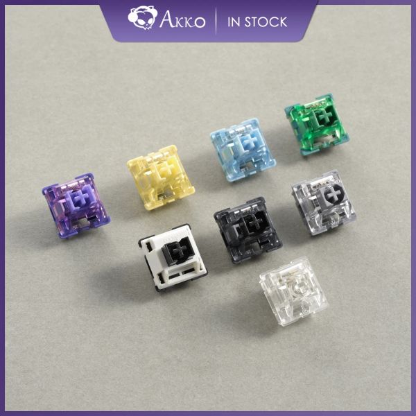 AKKO V3 Pro Anahtarları Mekanik Klavye için Dokunma / Doğrusal Anahtar 45pcs Pack Değiştirilebilir Outemu Gateron Cherry MX Keyswitch