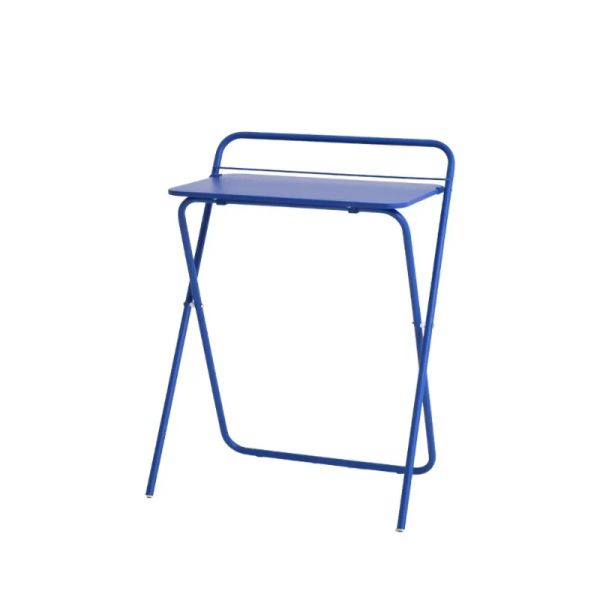 Современный минималистский домашний складной стол, стоящий на столе стола, голубой, синий, усиленный ins net net stand later stod, mesa de cama
