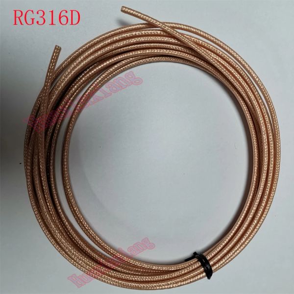 5meter/lot RG142/RG400/RG316D/RG316/RG178 RF Koaxial Antennenkabel Kabel silberbeschichtete Braun/Blaufarbe