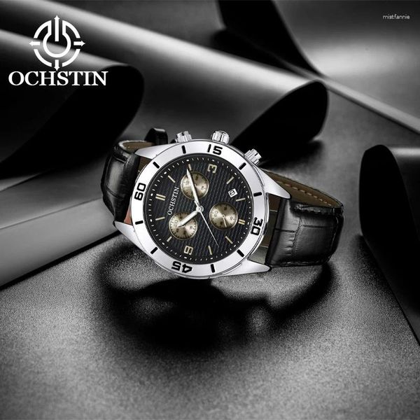 Armbanduhr Ochstin Model 2024 Mariner Serie Atmosphärische modische Waterfache Uhr Multifunktionsquarz Bewegung Herren