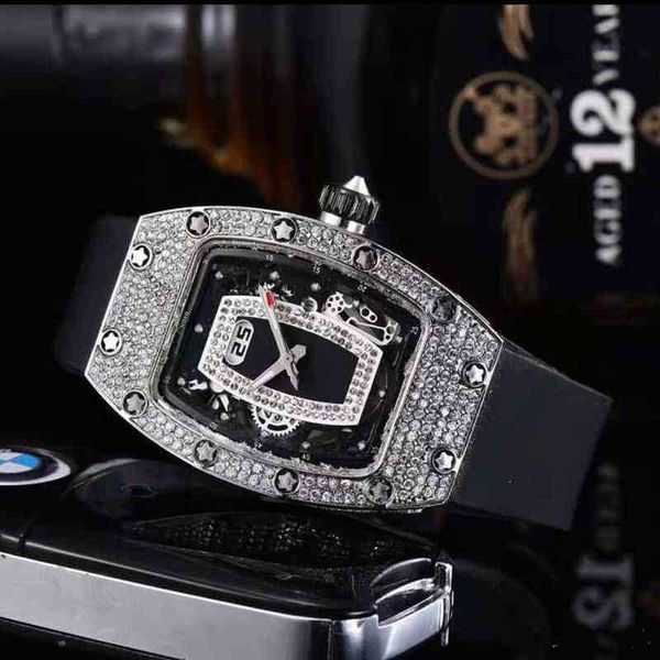 Designer Richardmill Watch Wristwatch Luxury Mechanical feminina Diamante Brand esposa Swiss Movement Relvadores de pulso