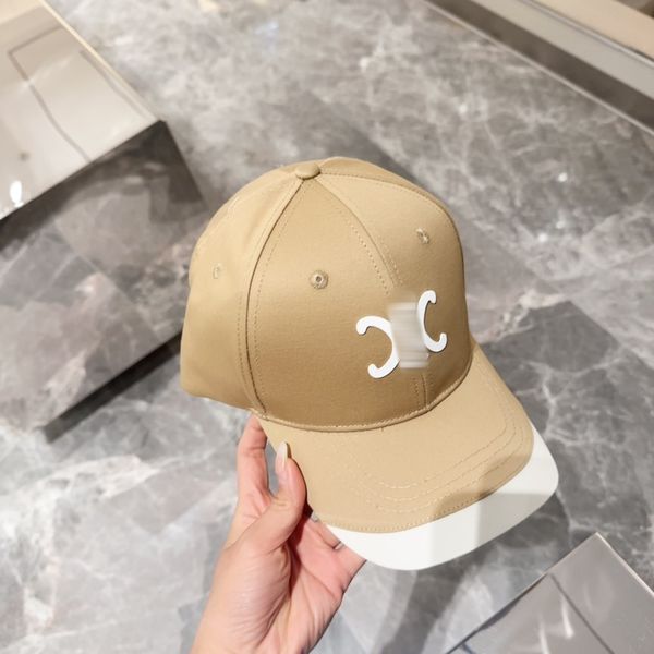 Cap Summer Beach Protection Beach Protection Men Women Luxury Designer Brands Cowboy Playful Versátil Classics Baseball Cap bloco de cores 248130