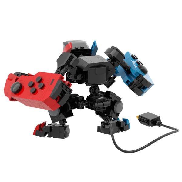 BuildMoc Switch Imp criativo Transformar Mecha Block Block Conjunto colorido Humanóide Robot Modelo Toys de tijolos Presente de aniversário de Natal