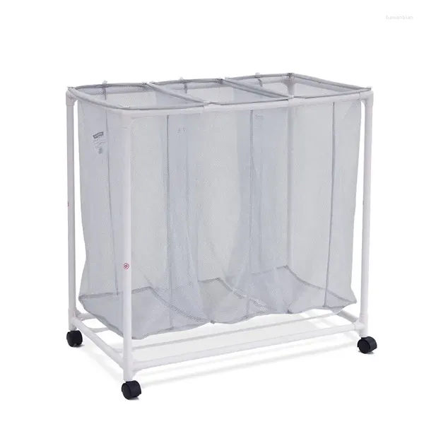 Wäschereis Bag Mesh Rolling Sortter Cart Hampers für Organisation de Ropa Kleidung Aufbewahrungsorganisator Unterwäsche Home Home