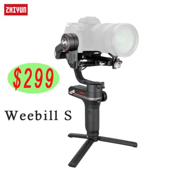 Stabilizzatori Zhiyun WeeBill S 3axis Gimbal Camera Stabilizer per DSLR Sony / Nikon / Panasonic / Panonic / Fujifilm DSLR