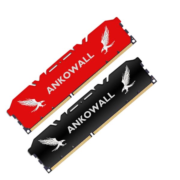 Rams Ankowall DDR4 DDR3 Kit 4GB 8GB 16G RAM 1600 МГц 2400 МГц 2666 МГц памяти рабочего стола с радиатором 240pin/260pin Новой совместимой