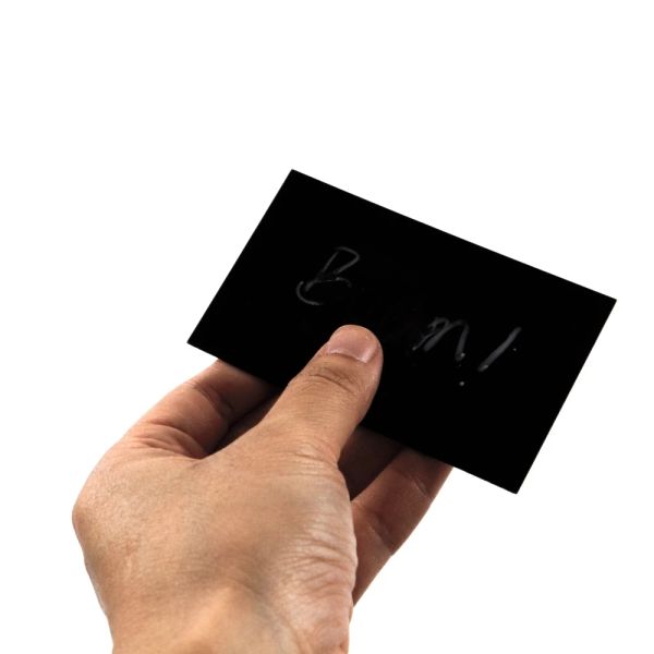Negozio al dettaglio cartolina pop card di plastica girevole clip nero