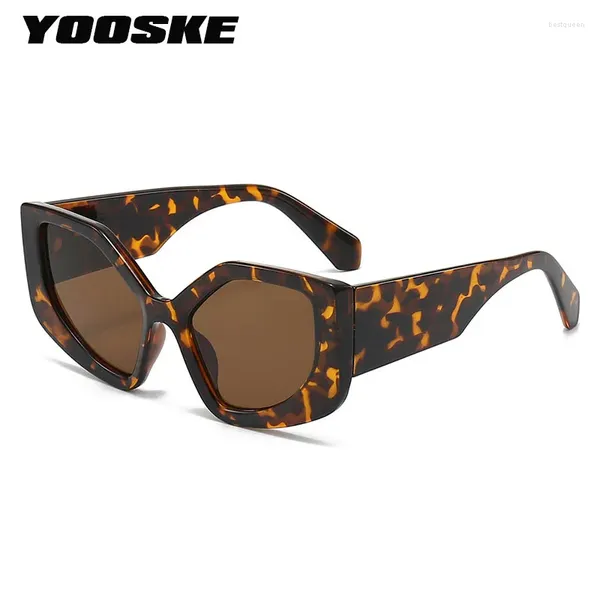 Sonnenbrille imwete Katzenauge polygonale Frauen Männer Party Regenbogen Sonnenbrille FMale Männliche INS Hip-Hop Lustige Punk