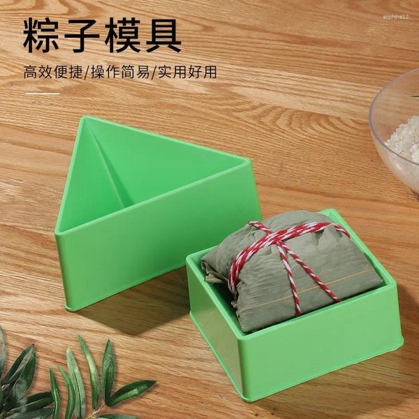 Flores decorativas Zongzi Mold Homary Plástico PP Triângulo Quatro Corners Dragon Boat Festival Baozong Divine Artigos Modelo Diy Tool