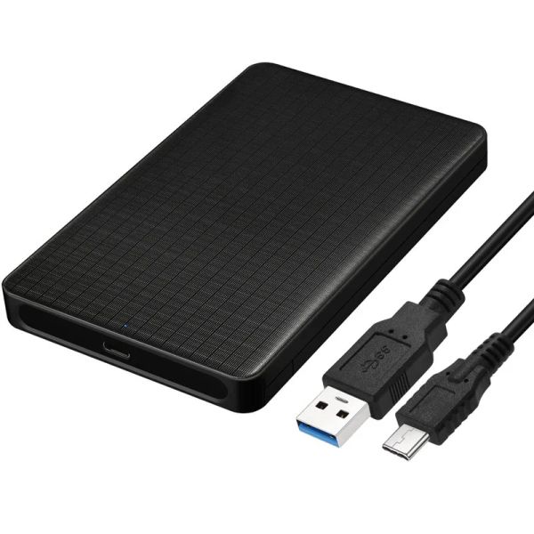 Gabinete 2,5 polegadas USB3.1 Tipo C para SATA HDD Mobile Disco rígido Casetool Free 5 Gbps Suporte