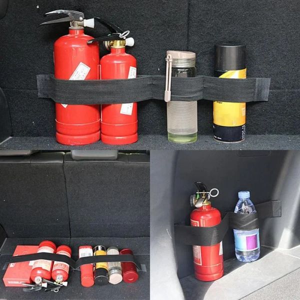 Organizzatore a cinghia fissa del bagagliaio per auto Tappeti di fissaggio elastico Tineti di stoccaggio di incendi Cinture Cinture Automobili Accessori per interni automobilistici