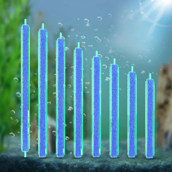 Barra di pietra per aria d'acquario a aeratore di ossigeno disciolto in pietra singola pompa di ossigeno a porta singola adattamento all'arredamento della barra del diffusore di ossigeno trachea da 4 mm