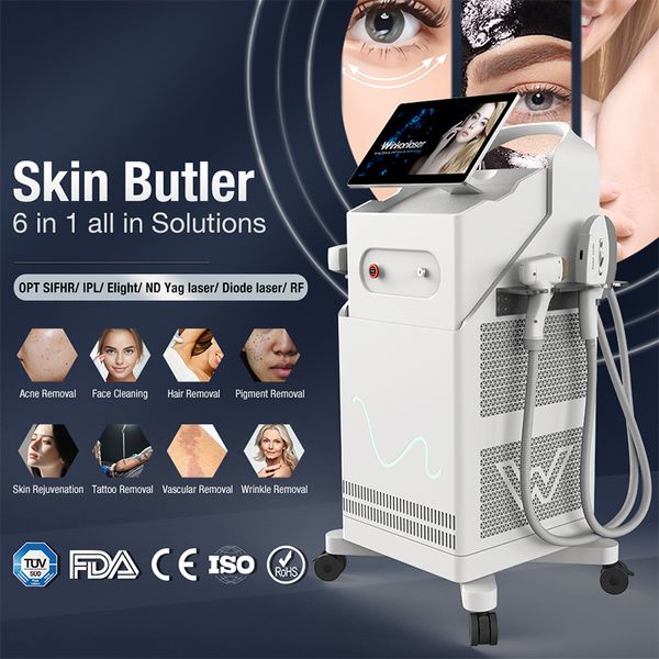 Prezzo di fabbrica PREZZO LASER PACCIA PACCIA OPT SHR IPL Skin Ringiovanimento ND YAG Laser Tattoo Pigment Riduci per l'uso di spa spa