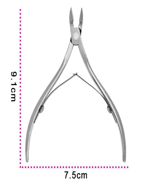 Nagelkürzchenschneider Edelstahl Nipper Clipper -Finger und Zehenhaut Nuticle Scissor Remover Maniküre Nagelkunstwerkzeug5767963