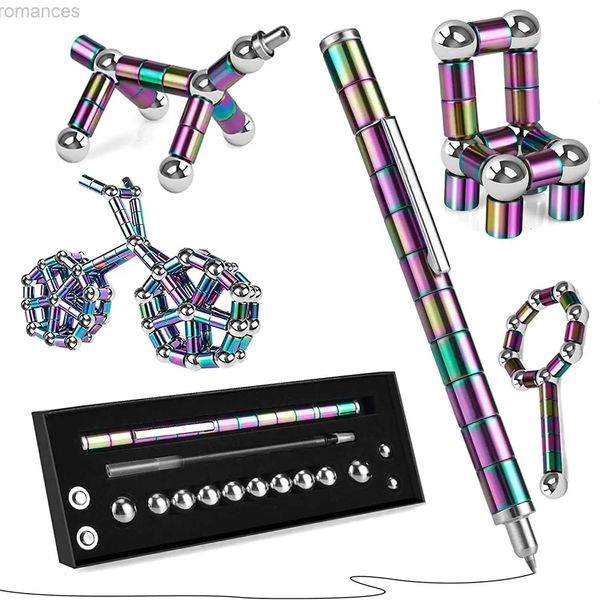 Magneti giocattoli magnetici Fidget Pen Decompressione Magnetica giocattolo giocattolo Penna magnetica Penna giocattolo Allevia Regal Reput per bambini o amici!240409