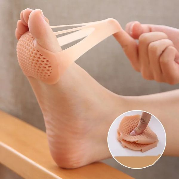 2pcs Silikon Füße Pflege Socken feuchtigkeitsspendende Gel Heel Dünne Socken mit Loch Cracked Foot Skin Care Protectors Fußpediküre Werkzeuge