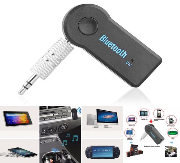 Ricevitore dell'adattatore per auto Bluetooth 3,5 mm Aux stereo wireless USB mini bluetooth o ricevitore musicale per mp3 smartphone con pacchetto al dettaglio5536505