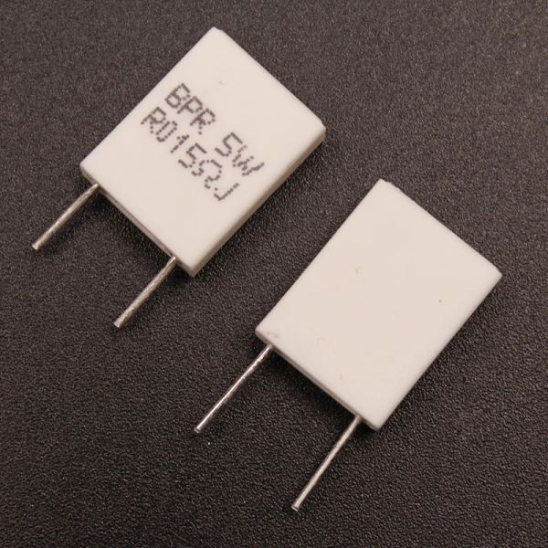 10pcs 5 Watt MPRBPR Resistor de cimento não indutivo 0,0150.0680.10.220.330.250.470.5rj ohm