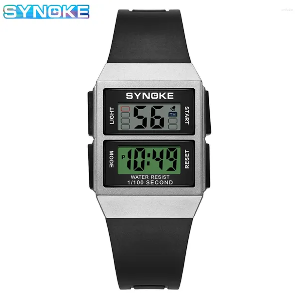 Orologi da polso Creative Fashion Fashion Outhora Waterproof Men Waterproof Men Digital Alarm Clock Orologi studenteschi