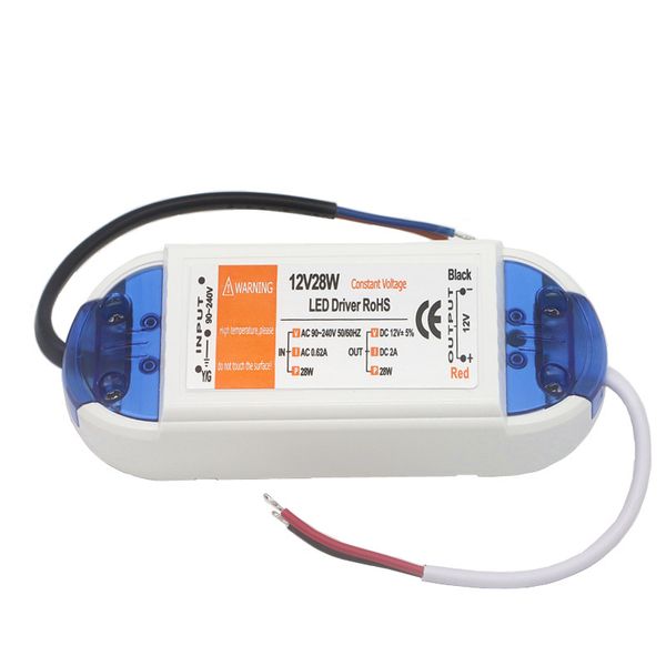 Adaptador de fonte de alimentação de 12V 110V 220V a 12V Transformador de iluminação 100W 72W 48W 28W 18W DC 12W 12 Volts LED Driver para tira de LED