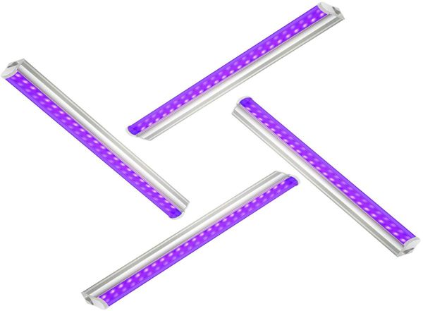 T5 LED UV 390nm 395nm 400nm 405nm Tubo 4ft 2ft 1ft 530W AC100240 V Luci integrate 2835SMD Blubs Lampada Disinfezione ultravioletta 8869763