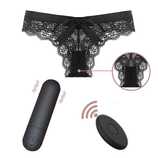 Titreşimli Külot 10 Fonksiyon Kablosuz Uzaktan Kumanda Şarj Edilebilir Mermi Vibrator Strap Sexy oyuncak kadınlar için iç çamaşırı