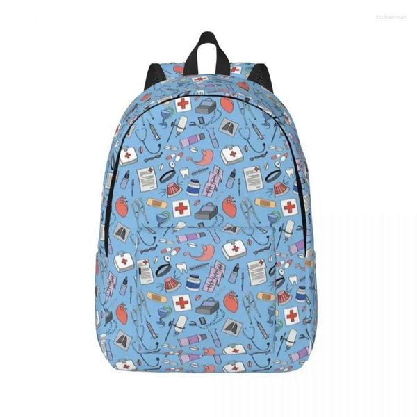 Borse da stoccaggio dello sfondo dello sfondo dello sfondo Elementary High College School Book da uomo Donne Daypack Travel