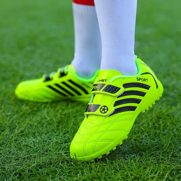 Горячая распродажа футбольная обувь детские кроссовки мальчик дешевые футбольные бутсы дышащие футбольные ботинки детские футбольные кроссовки