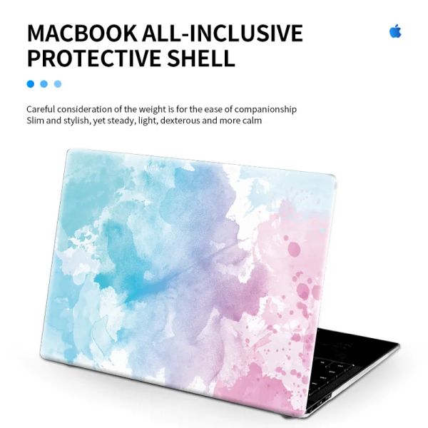 Caso Caso per laptop fai -da -te MacBook Sleeve HD Printing Hard Shell Originalità Caso per MacBook Air M1 A2337 A2338 Pro14 A2442 Caso colorato