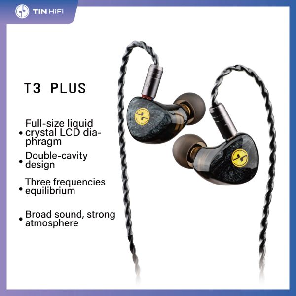 Наушники tinhifi t3 plus hifi inear наушники с диафрагмой LCP: погрузитесь в непревзойденный комфорт звука с этими лучшими