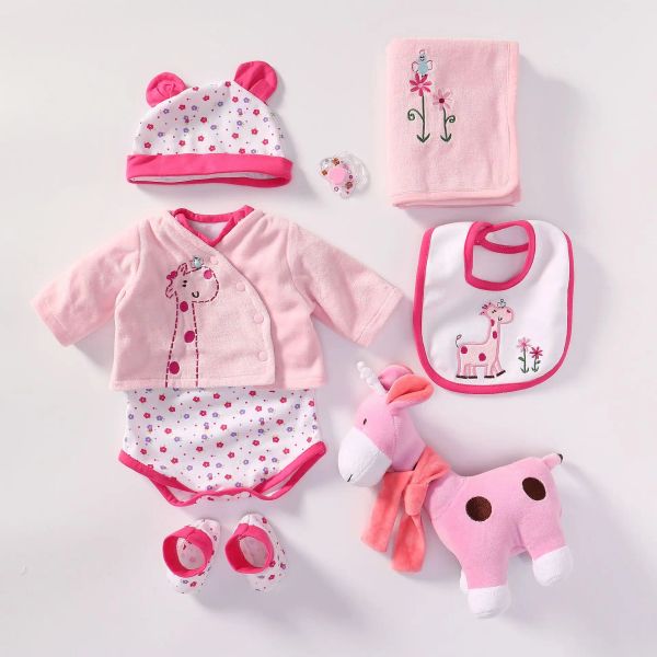 Neue schöne Overalls für 20-22 Zoll Baby Reborn Puppe 50-55 cm Puppenkleidung und Accessoires