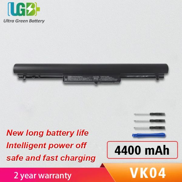 Baterias UGB Novo VK04 HSTNNYB4D BATERIA PARA HP PAVILION 15B052SR 14 14T 14Z 15 15T 15Z 694864851 695192001 H4Q45AA 4400 MAH