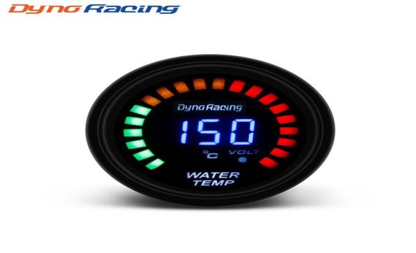 Dynoracing da 52 mm 2 pollici di calibro di temperatura dell'acqua digitale LCD con misuratore del manometro dell'acqua del sensore BX1014532275463