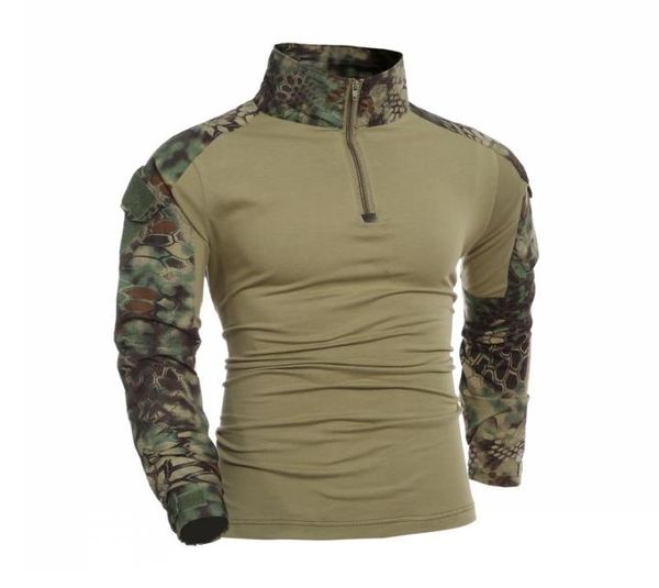 Outdoor -Hemden Camouflage Krytek Mandrake Taktisches Hemd Langarm T -Männer bekämpfen einheitliche Jagdarmee T -Shirt7116493