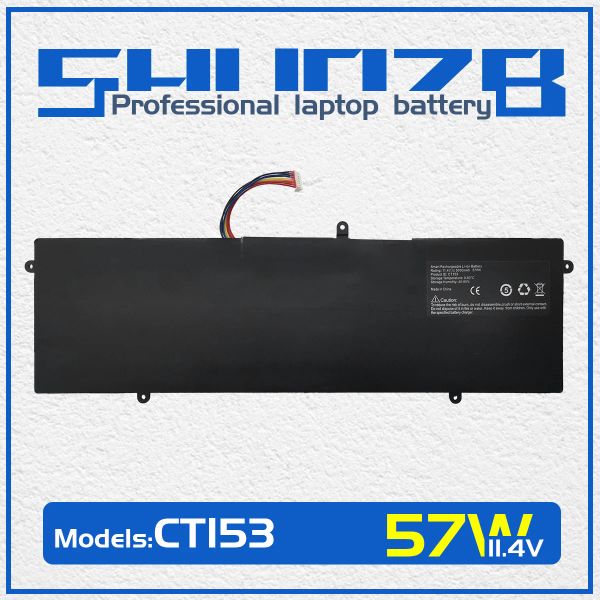 Батареи Shuozb CT153 Батарея для ноутбука для BYONE 53B BU53 CU53 FEEDME F5 F6 F7 F8 F9 PRO ПК ПК 11.4V 57WH 5000MAH Новые бесплатные инструменты