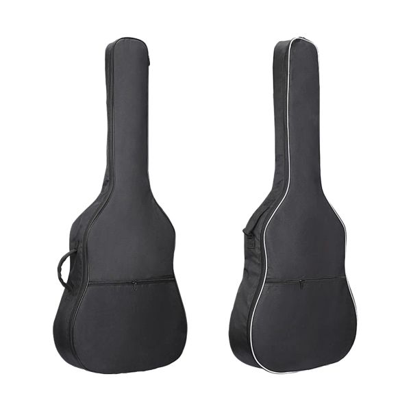 Akustik -Gitarrenbeutel Akustikgitarrenhülle mit Tasche für Accessoires Staubdicht gepolsterte tragbare Gig -Tasche für Akustikgitarren