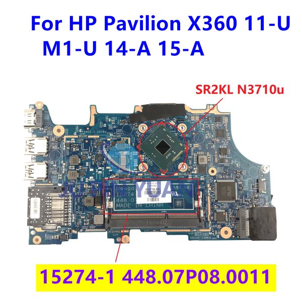 Материнская плата для HP Pavilion x360 Convertible 11U Материнская плата ноутбука 855718601 855718501 448,07P09.0011 с CP -CPU N3700.