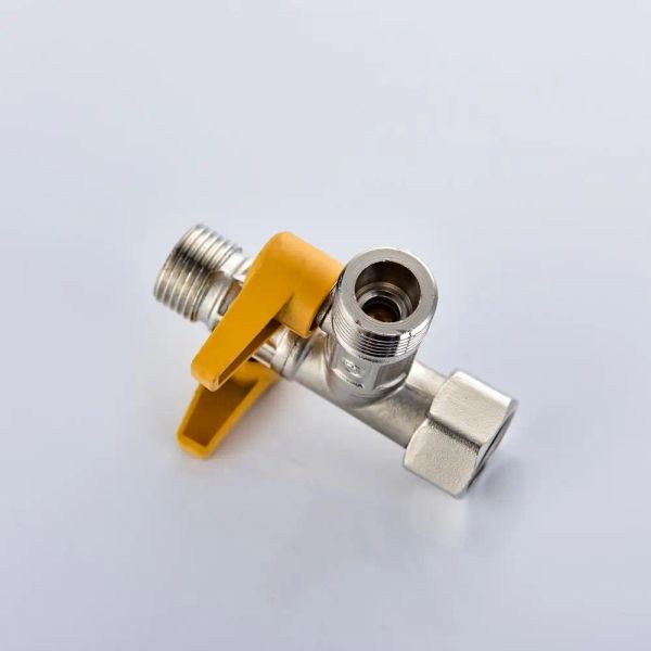 Ciencia Brass a tre vie G'1/2 T Adattatore T Valve Direttore Separatore d'acqua per doccia Doccia Scarica Bagno braccio doccia