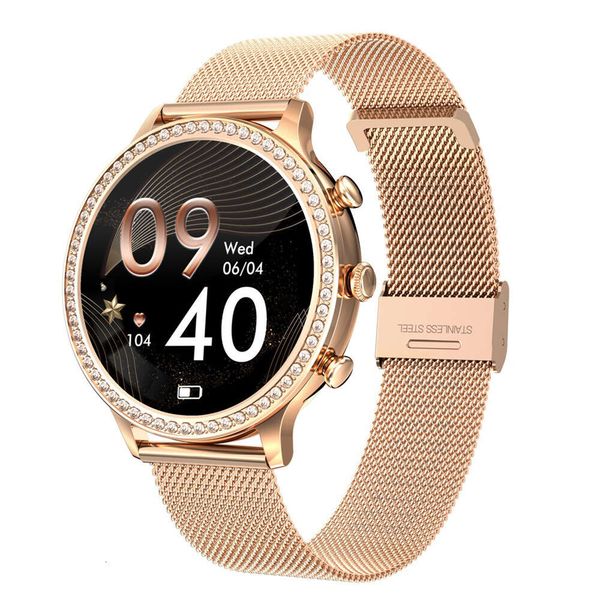 Neue i70 Frauen -Mode Ultradünnen Smart Calling Watch -Schritt, Herzfrequenz, Blutdrucküberwachung, Sportarmband