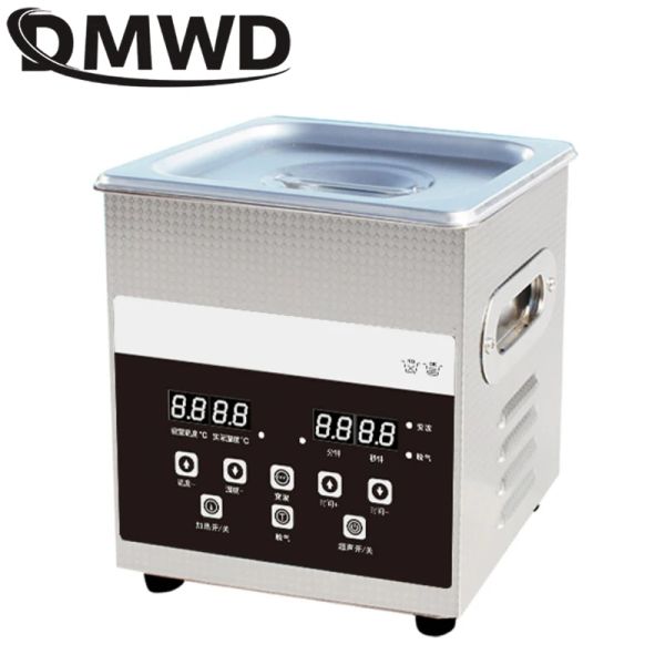 DMWD 120W Ultrassônico Limpador Variável Degassionagem de Ultrassom Máquina de Limpeza de Máquina de Limpador de Jóias Vicios de Lavagem de Banho PARTEMENTO 1.3L