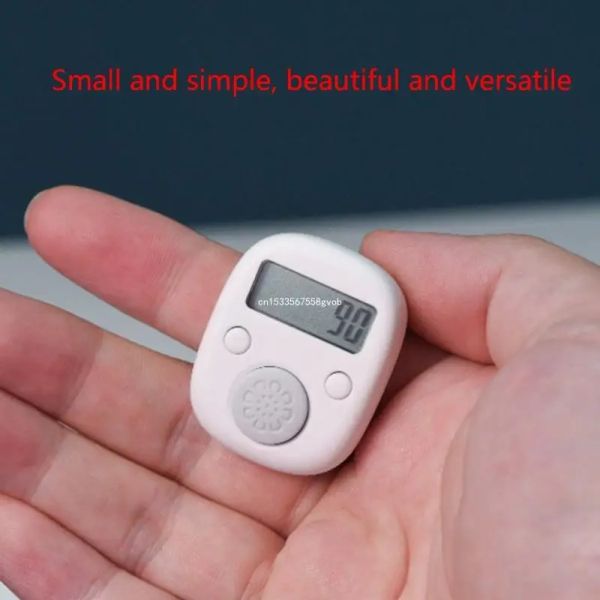 Mini Stitch Marker e Row Finger Counter LCD Electronic Digital Tally Counter per cucire Strumento Weave Weave