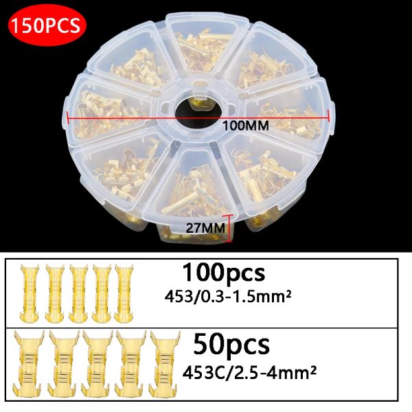 105/150/260/480 PCS/BOX 453 453C Terminale a forma di U USTENTI COLD INSERTI COLD TERMINE COLD TERMINA PICCOLA FACIA TERMINALE