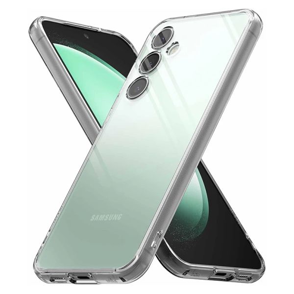 Оригинальный прозрачный силиконовый корпус TPU для Samsung Galaxy S24 Ultra Cover для Samsung S24 S23 S22 S21 Ultra Fe A14 A34 A54 5G Bumper