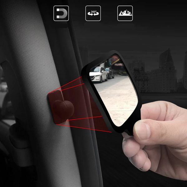 Sedile posteriore per bambini Bambino Baby Mirror Car Spot Blind Spot Specchio a 360 gradi Automotore regolabile Monitoraggio per bambini Monitoraggio di sicurezza Retroview Mirro