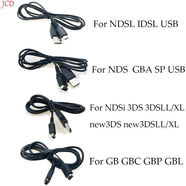 1PCS Novo jogo USB Data Charger Charging Power Cable Tab para Nintendo DS Lite DSL NDSL para NDSI 3DS NOVO 3DS XL LL NDS GBA SP