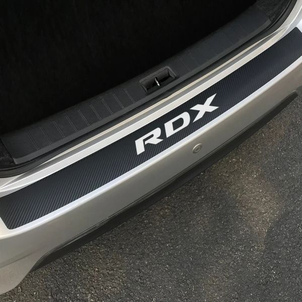 Auto Heck-Stoßfänger-Abnutzungsaufkleber-Protektor-Kofferschützer-Schaltabziehbilder Abdeckung Anti-Kratzer-Autozubehör für Acura MDX ILX RDX TLX