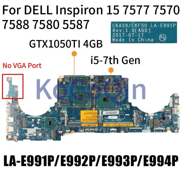 Материнская плата LAE991P для Dell Inspiron 15 7577 7570 G7 7588 G5 5587 7580 Манисор