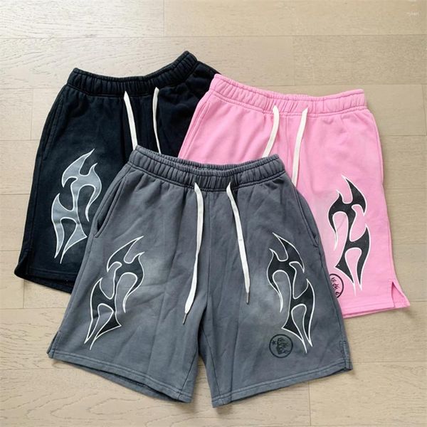 Мужские шорты лягушки Дрифт модная уличная одежда 1: 1 Отпечатанная винтажная одежда для спортивных штатов. Шпоняные брюки для мужчин унисекс