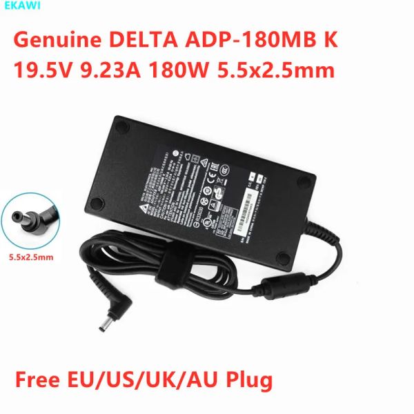 Adattatore Delta genuino 19.5v 9.23a 180W 5.5x2,5 mm ADP180MB K Adattatore di alimentazione AC per MSI GE73 GL63 GS63VR Clevo Hasee Laptop Caricatore