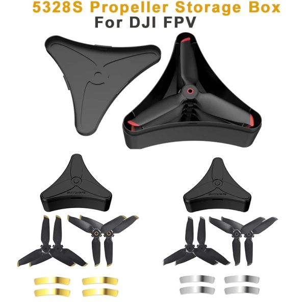 Drones dji fpv 5328s caixa de armazenamento de hélice Caixa de proteção antifall de hélice para DJI FPV 5328S Acessórios de drones de aeronaves DIY